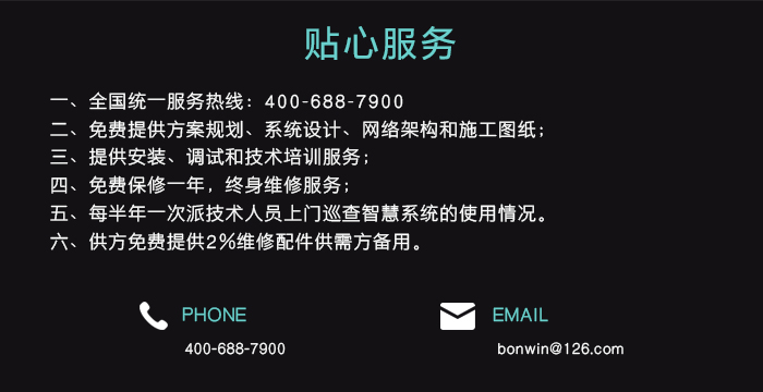 邦威客控系統(tǒng)個性化定制——售后服務